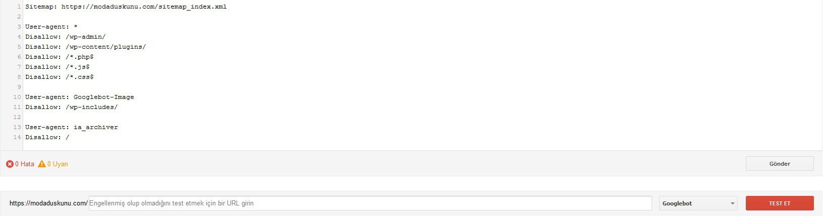 WordPress Robots.txt Dosyası SEO İçin Nasıl Optimize Edilmeli
