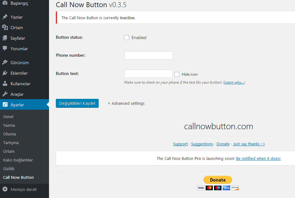 WordPress'e Telefon Butonu Nasıl Eklenir