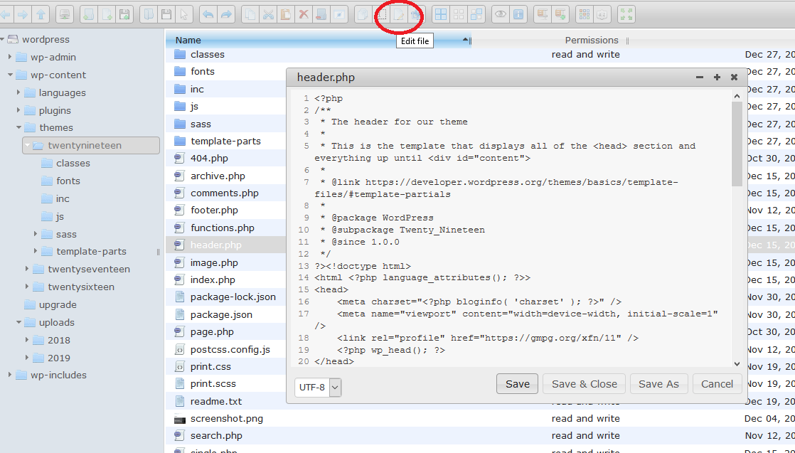 WordPress Paneline Dosya Yöneticisi Nasıl Eklenir